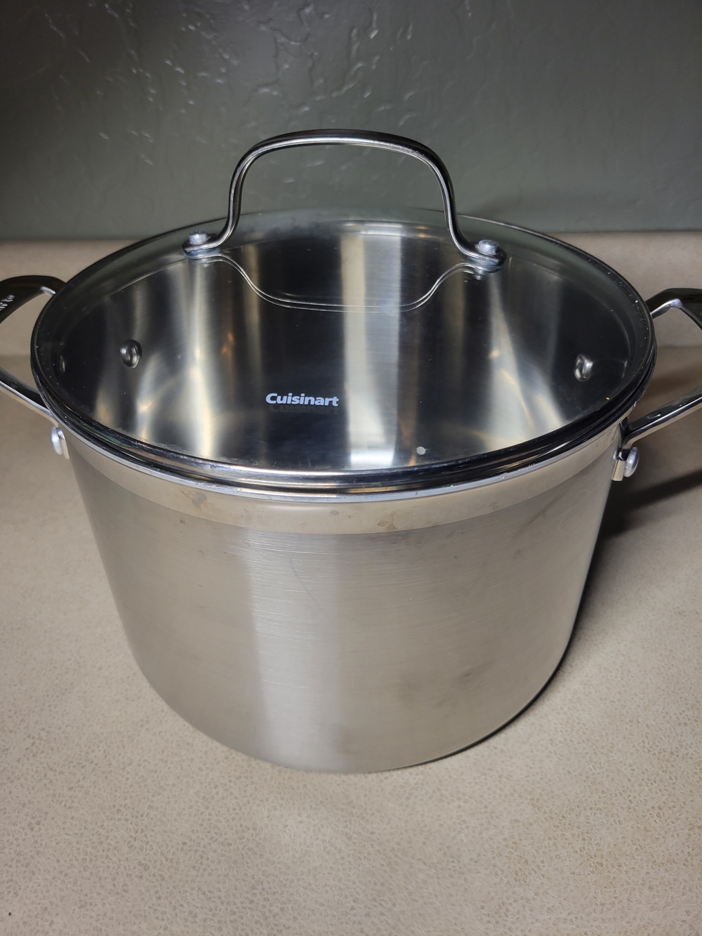 Cuisinart MultiClad Pro Triple-Ply Stainless Steel 8-Quart Stockpot with Cover